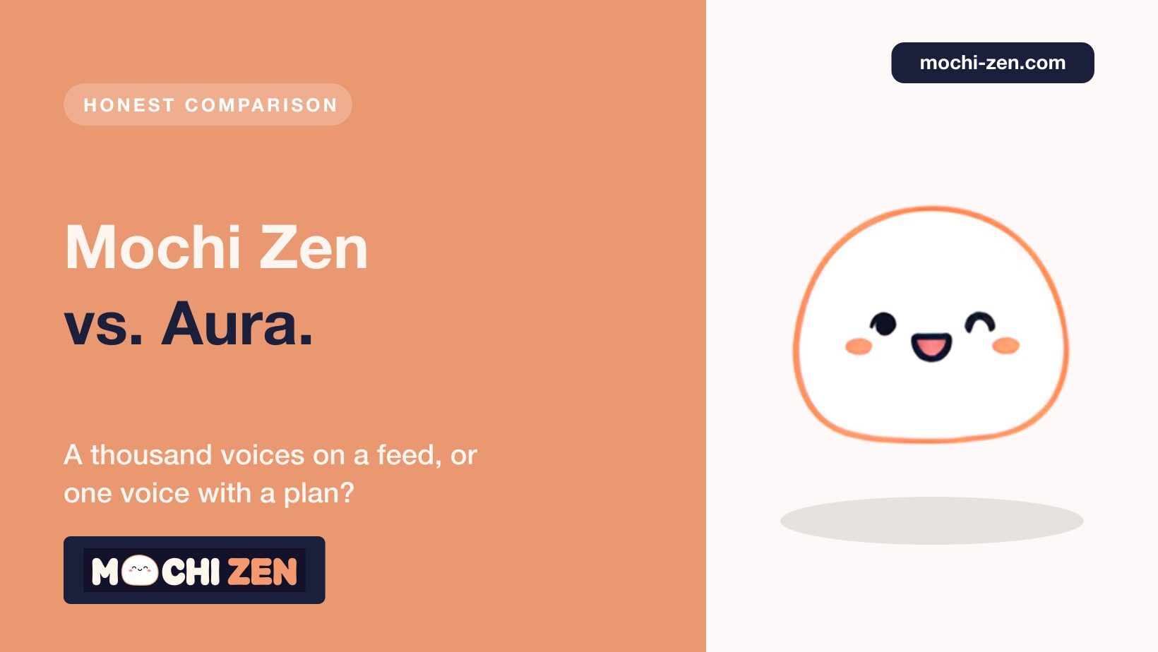 Comparison of Mochi Zen RTT hypnotherapy app and the Aura all-in-one wellness marketplace app for 2026