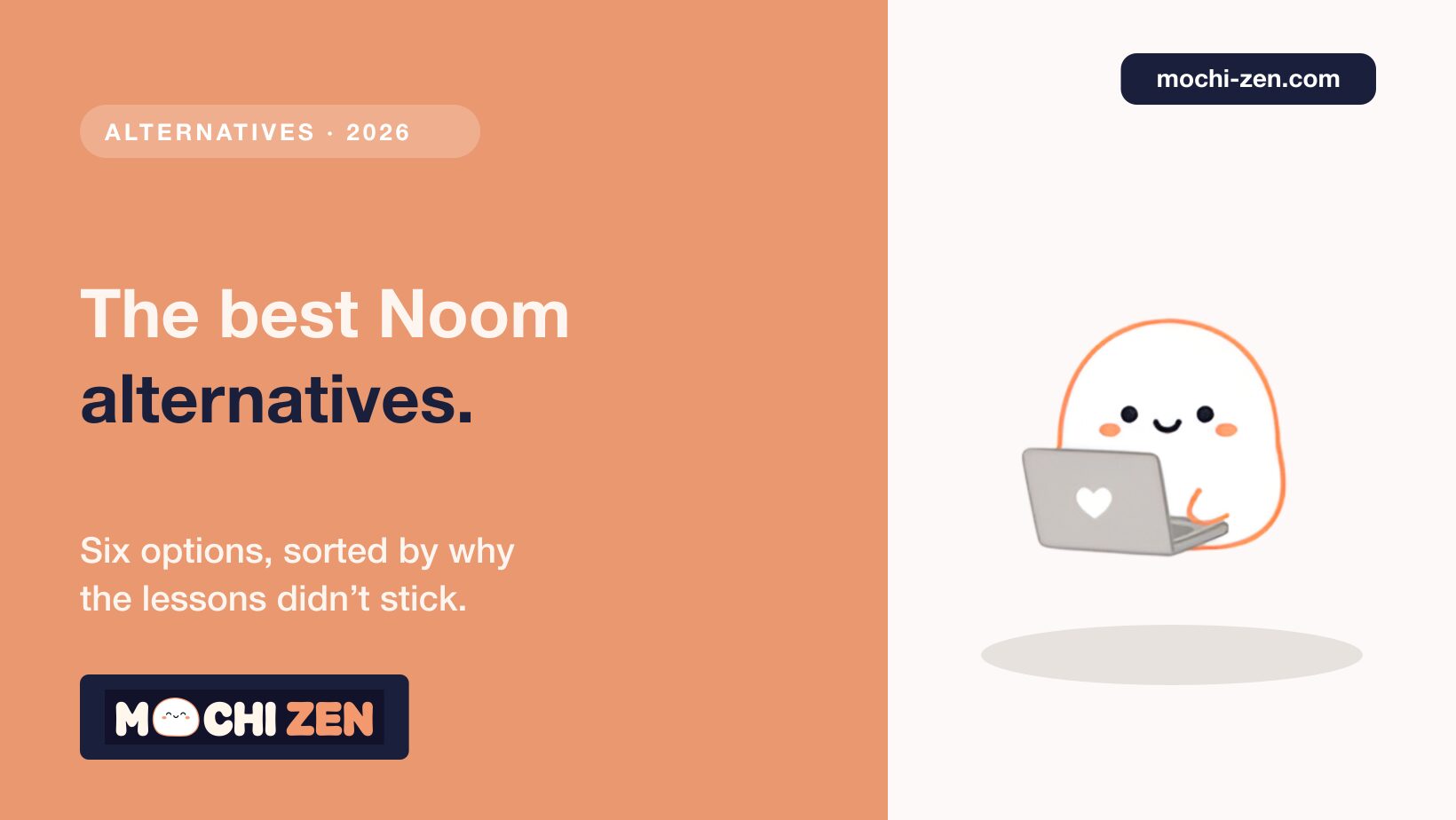 The best Noom alternatives in 2026 compared by failure reason — community programs, trackers, fasting and hypnotherapy apps