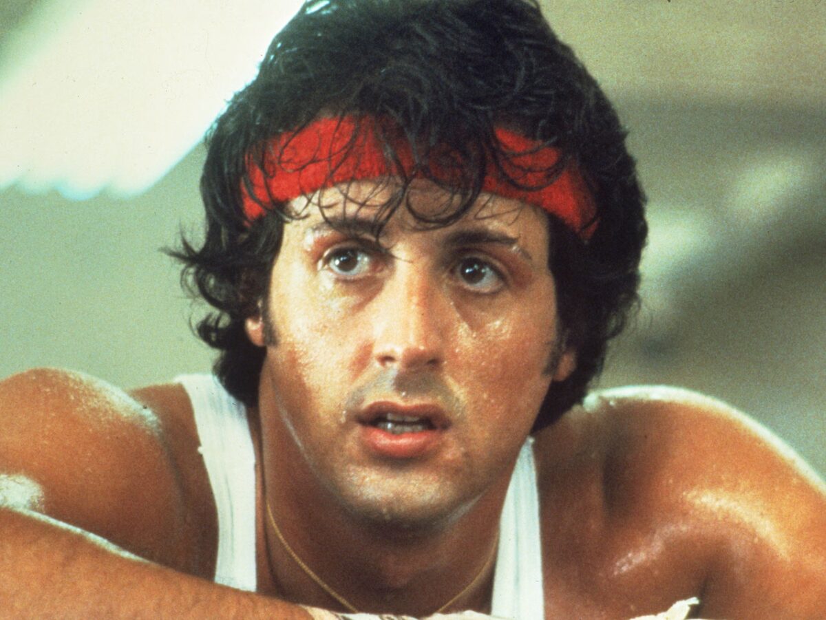 Sylvester Stallone as Rocky — he worked with a hypnotherapist before writing the screenplay