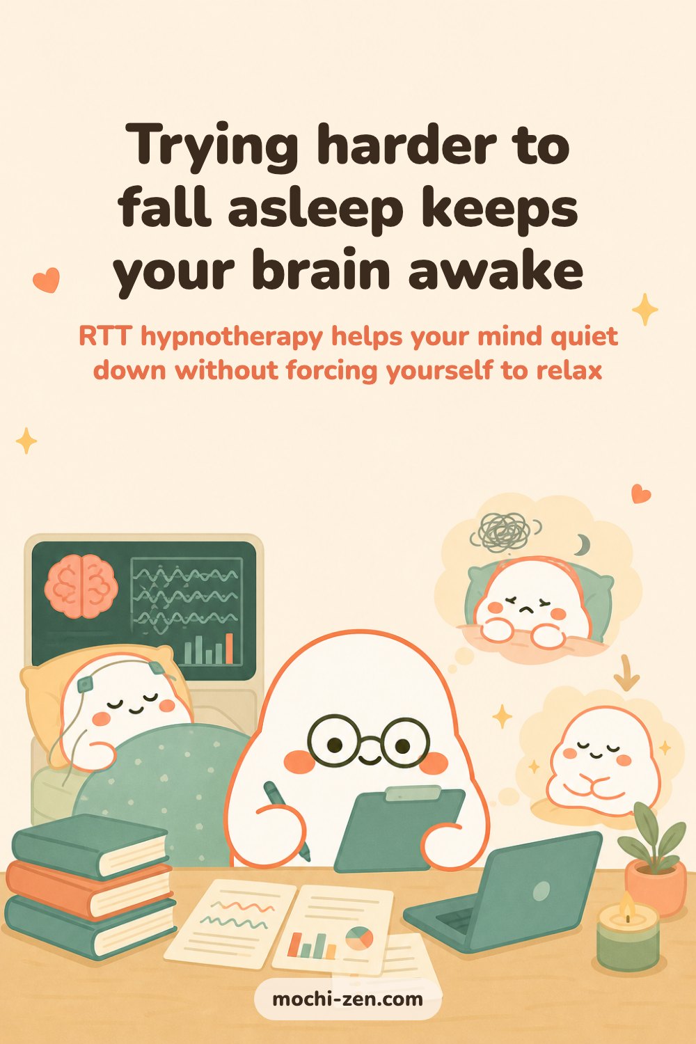 Trying harder to fall asleep keeps your brain awake