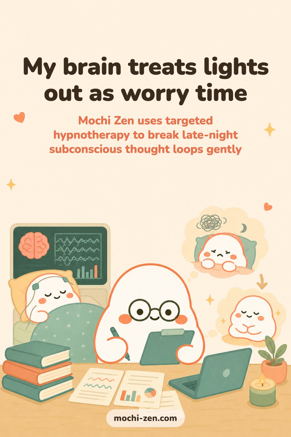 My brain treats lights out as worry time
